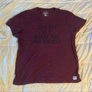 Roots “Any Day Is A Great Day For Hockey” T-Shirt